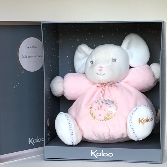 Kaloo Brand New Pink Mouse Soft Plush Stuffed Animal for Baby 0+ 🐭💞 - Picture 6 of 9